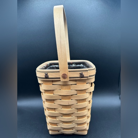 RARE Longaberger Boyds Bears Basket 2007 Basket Fest Liner & Protector Signed - Picture 2 of 7